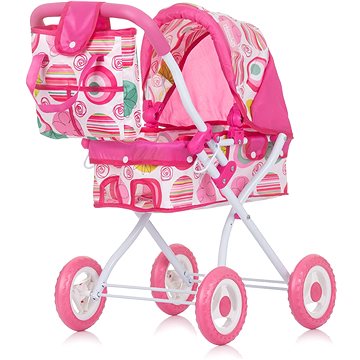 

CHIPOLINO Hluboký kočárek pro panenky Emily Multicolor