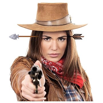 

Funny Fashion Čelenka šíp v hlavě