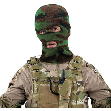 

Funny Fashion Vojenská kukla maskáčová