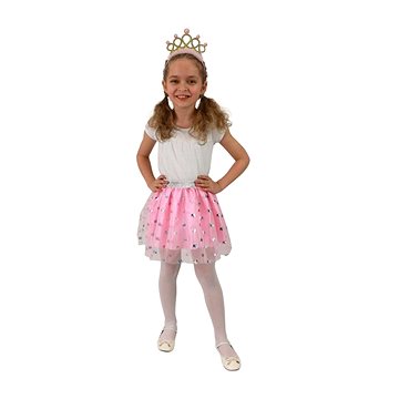 

RAPPA Dětský kostým tutu sukně princezna s čelenkou
