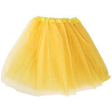 

GUIRCA Retro dámská tutu sukně, neon žlutá, 40 cm - 80. léta - disco
