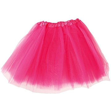 

GUIRCA Retro dámská tutu sukně, neon růžová, 40 cm - 80. léta - disco