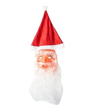 Verk Maska Santa Claus s čepicí a vousy