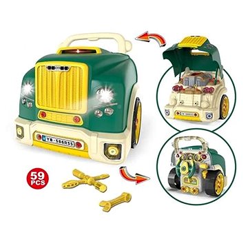 

Bavytoy Autodílna dětská sada automechanik Truck zelený