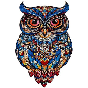 

Kruzzel 24551 Dřevěné puzzle sova, 177 dílů, 38 × 21,5 cm