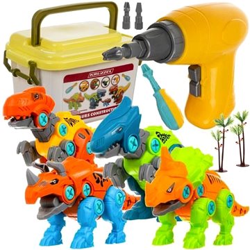 

Kruzzel 24723 Šroubovací dinosauři s vrtačkou