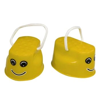 

KIK KX7532 Dětské chůdy plast 10 × 5,5 × 6 cm 2 ks žluté