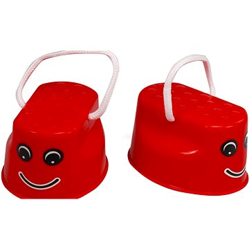 

KIK KX7532 Dětské chůdy plast 10 × 5,5 × 6 cm 2 ks červené