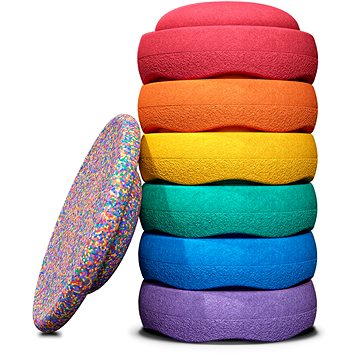 

Stapelstein Rainbow set Classic + Confetti board 6+1