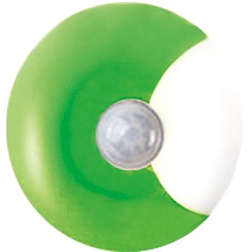 ACA Lighting LED dětská noční lampička do zásuvky UFO 0,4W/230V/6000K, soumrakový senzor, zelená