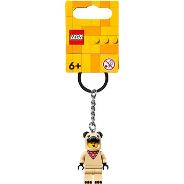 

LEGO® Minifigurky 854158 Přívěsek na klíče – Chlapík v kostýmu buldočka