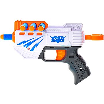 

Pistole, 20 cm, se zásobníkem pěnových nábojů 4 ks