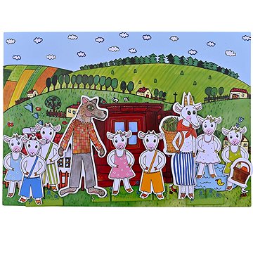 

Marionetino O Kůzlátkách - Pohádka k divadlu - 9 loutek