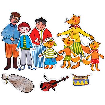 

Marionetino Budulínek - loutky 7 ks