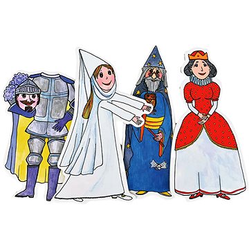 

Marionetino Královna a bílá paní - loutky 4 ks