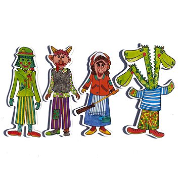 

Marionetino Drak a strašidla - loutky 4 ks