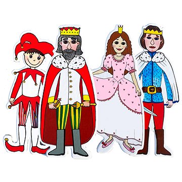 

Marionetino Kašpárek a princezna - loutky 4 ks
