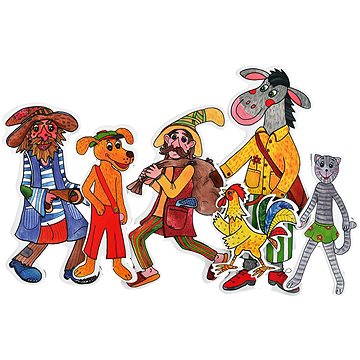 

Marionetino Zvířátka a loupežníci - loutky 6 ks