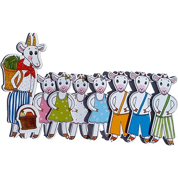 

Marionetino Koza s kůzlaty - loutky 8 ks