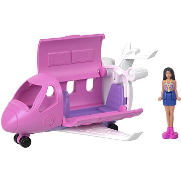 

Barbie Mini BarbieLand dopravní prostředky - Letadlo snů a panenka