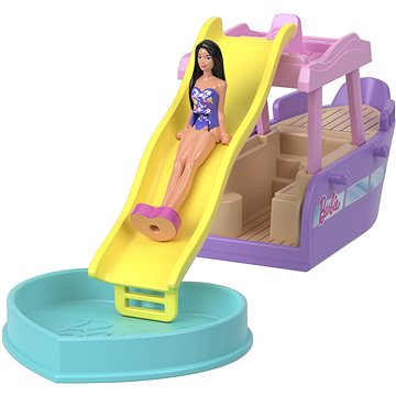 

Barbie Mini BarbieLand dopravní prostředky - Loď snů a panenka
