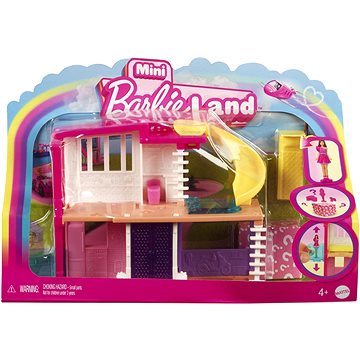 

Barbie Mini BarbieLand domeček - Malibu dům s doplňky a panenkou