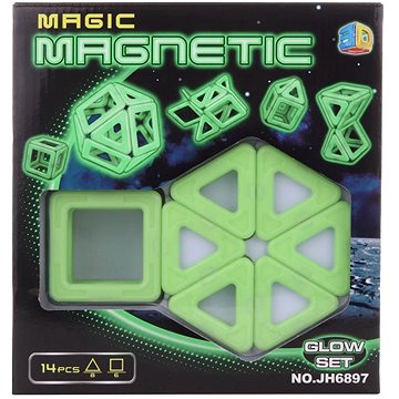 

Lamps Magnetická stavebnice 14 ks svítící