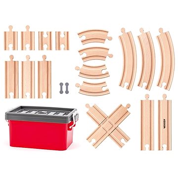 

Woody Set kolejí v boxu 20 ks