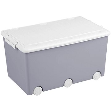 

TEGA BABY Víceúčelový box na hračky šedý