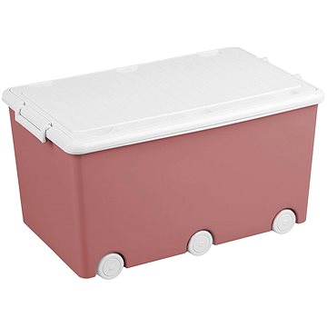 

TEGA BABY Víceúčelový box na hračky růžový