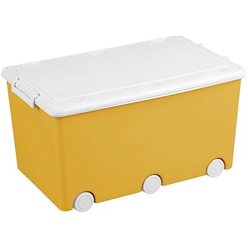 

TEGA BABY Víceúčelový box na hračky žlutý