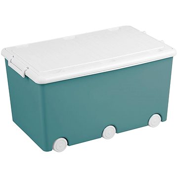 

TEGA BABY Víceúčelový box na hračky tyrkysový
