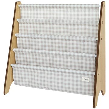 

3 Sprouts Stojan na knížky Recycled Gringham/Beige