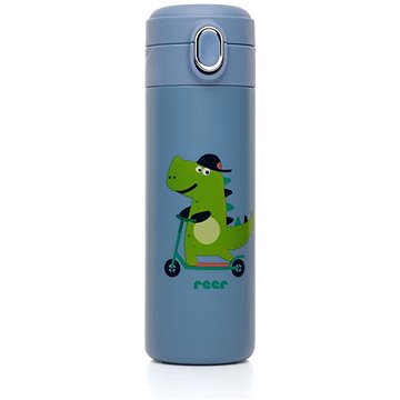 

REER Láhev s brčkem 350 ml modrá