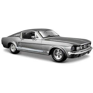 

Maisto 1967 Ford Mustang GT, metal šedá