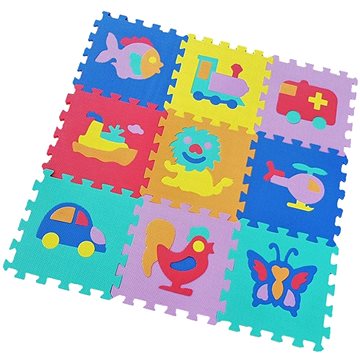 

Pěnové puzzle Zvířátka a dopravní prostředky 9 ks