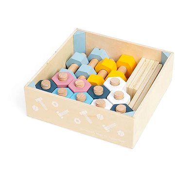 

Bigjigs Toys Přepravka matic a šroubů
