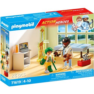 

Playmobil 71619 Pediatr s plyšovým medvídkem