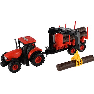 

Teddies Traktor Zetor s vlekem a nákladním ramenem na setrvačník