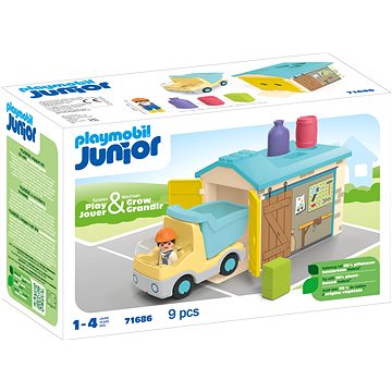 

Playmobil 71686 Vyklápěcí auto s garáží