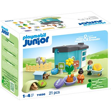 

Playmobil 71690 Junior: Ustájení zvířat s dávkovačem krmiva