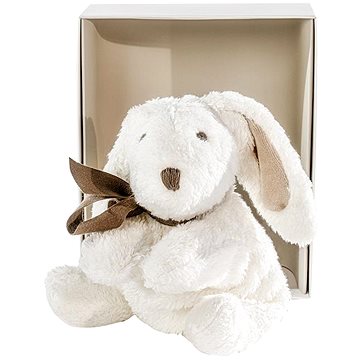 

Maud N Lil Králíček Flopsy bílý v dárkové krabici s kartičkou