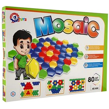 

Teddies Mozaika pro nejmenší s hladkým kloboučkem 4 cm, 80 ks