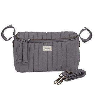 

3 Sprouts Solid prošívaný Charcoal Grey