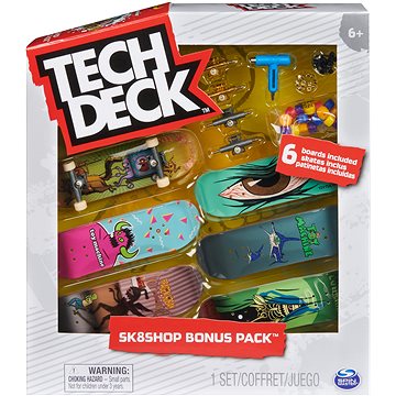 

Tech Deck Fingerboard s příslušenstvím Solid 6 ks