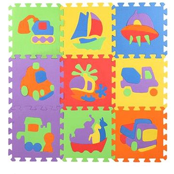 

Teddies Pěnové puzzle Dopravní prostředky 10 ks