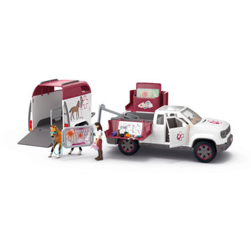 

Schleich Mobilní veterinář s přívěsem 42704