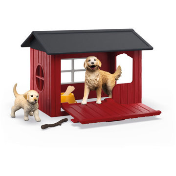 

Schleich Psí bouda se zlatým retrívrem 42722