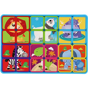 

Teddies Magnetické deskové puzzle Zvířata