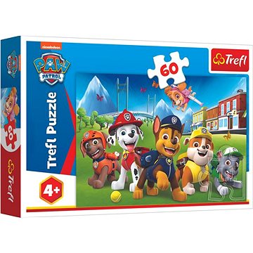 

Trefl Puzzle Tlapková patrola v trávě 60 dílků